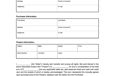 alaska firearm bill of sale