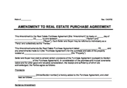 amendment-to-real-estate-purchase-agreement
