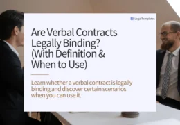 are verbal contracts binding (with definition and how to prove)