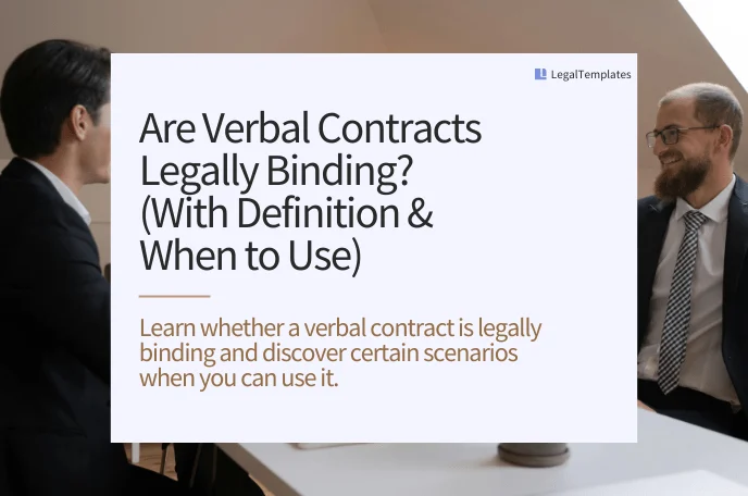 are verbal contracts binding (with definition and how to prove)