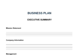 business plan template