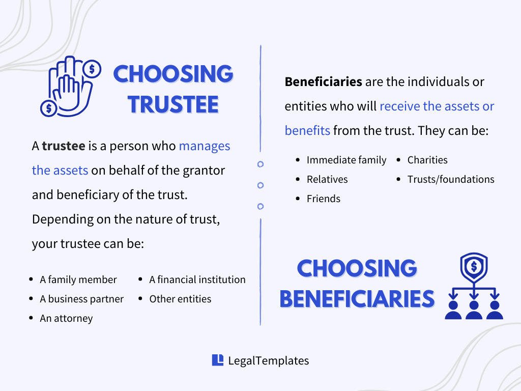 choosing trustees and beneficiaries