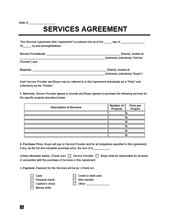 formal agreement template