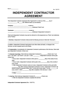 Free Employment Contract Templates | PDF & Word