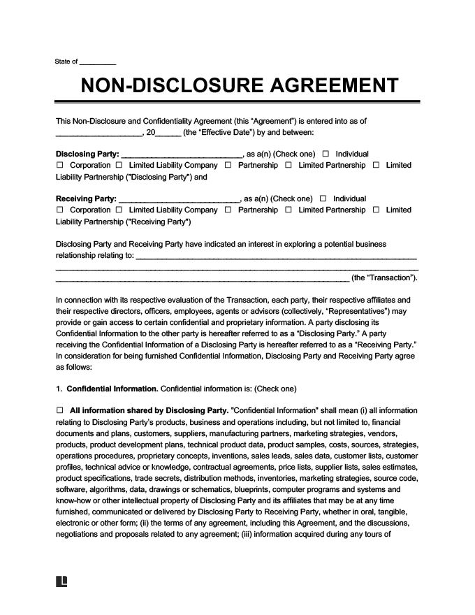 Non Compete Non Disclosure Agreement Template Database