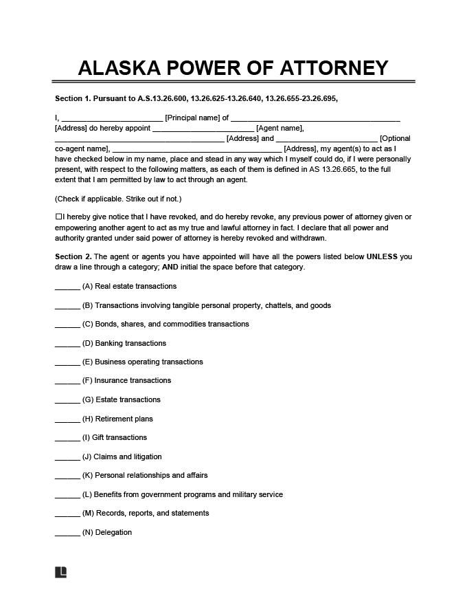 alaska power of attorney form