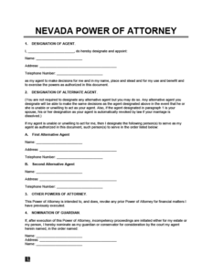 does a power of attorney need to be notarized in nevada does a power of attorney need to be notarized in nevada