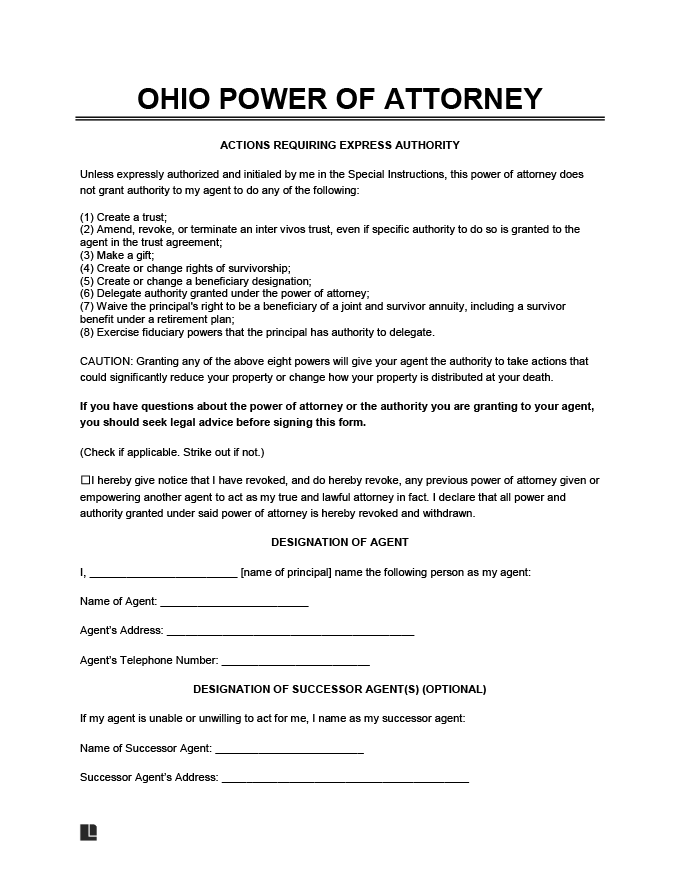 free-ohio-power-of-attorney-forms-pdf-word-downloads