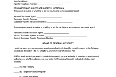 Utah power of attorney form