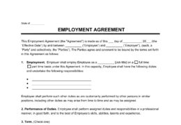 employment contract