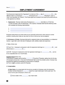 Temporary Employment Contract Template | Legal Templates