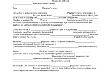 generic-healthcare-school-letter-of-recommendation