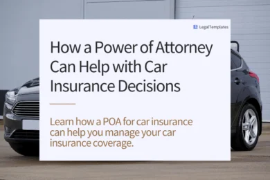 How a POA can help with car insurance decisions