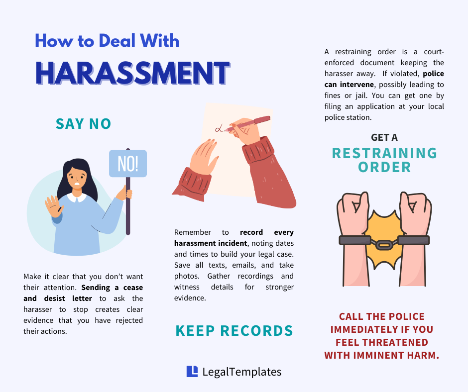 how to deal with harassment