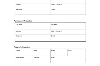 idaho firearm bill of sale