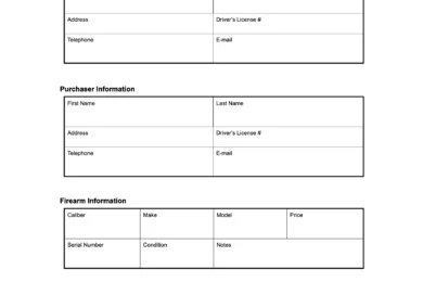 illinois firearm bill of sale