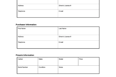 iowa firearm bill of sale