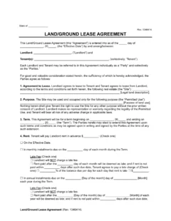 land lease agreement