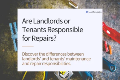 landlord tenant who is responsible for repairs