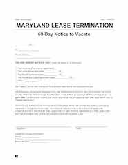 maryland 60 day notice to quit
