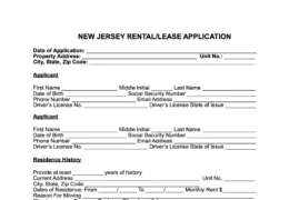new jersey rental application form