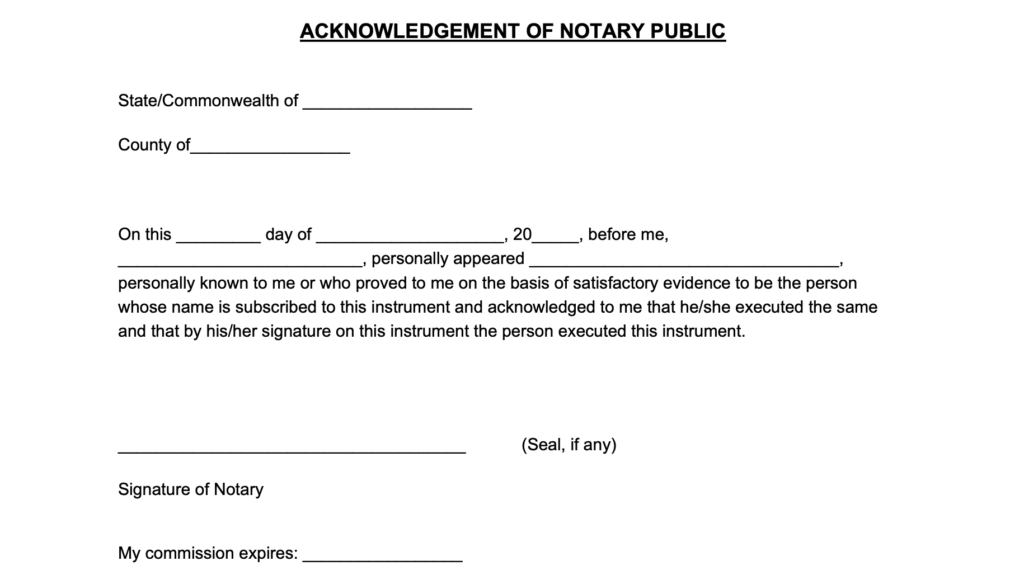 notary details