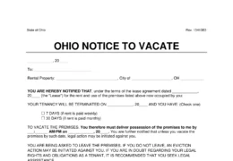 Ohio Termination Letters