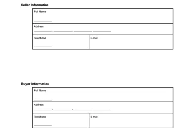 Oklahoma Bill of Sale Form