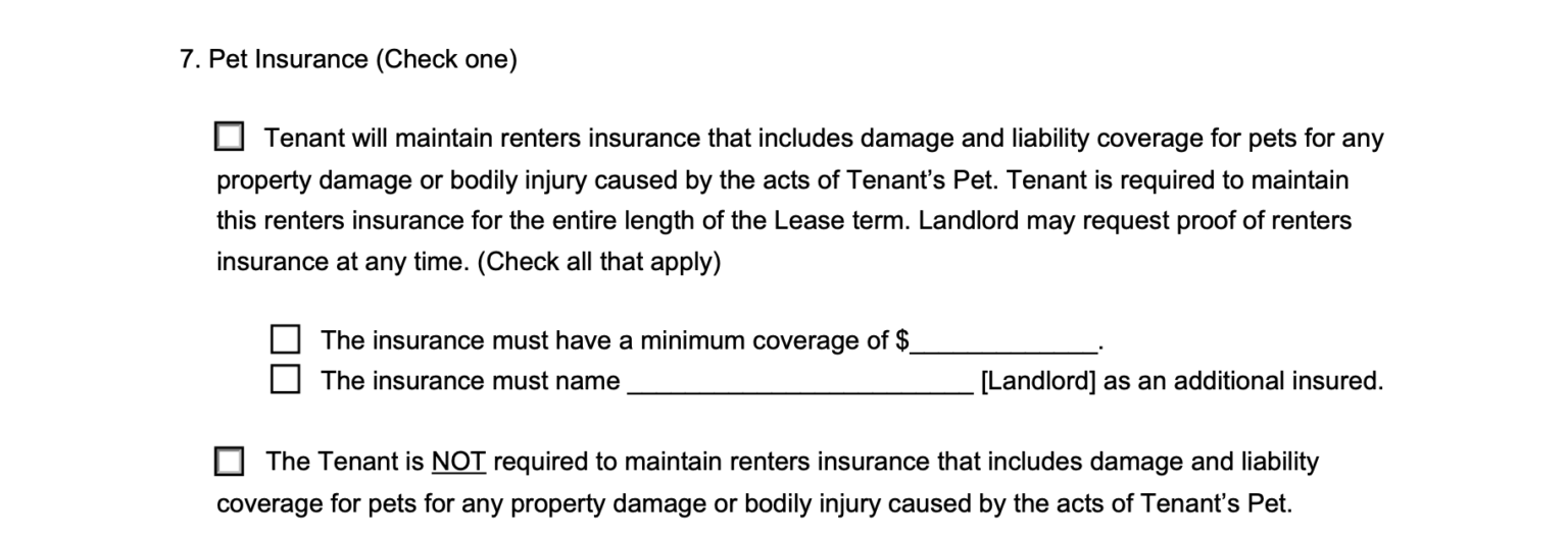 Pet Addendum to a Lease Agreement Legal Templates