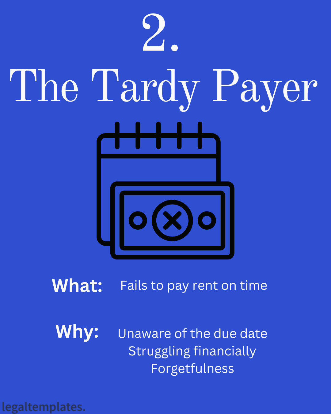 tardy payer tenant