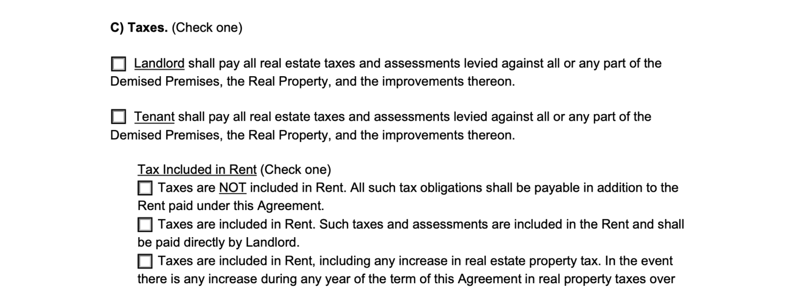 Free Commercial Lease Agreement Template PDF & Word