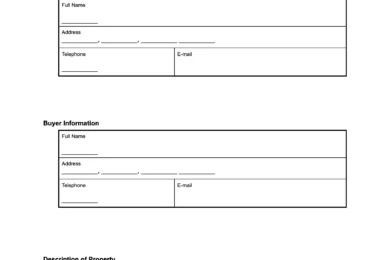 West Virginia Bill of Sale Form